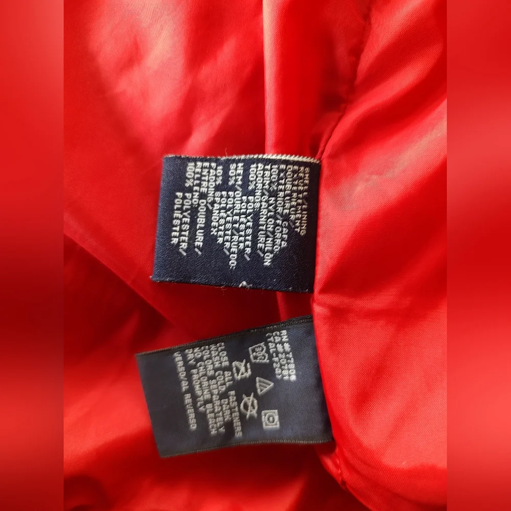 Tommy Hilfiger Black Red Jacket XL Coldstop